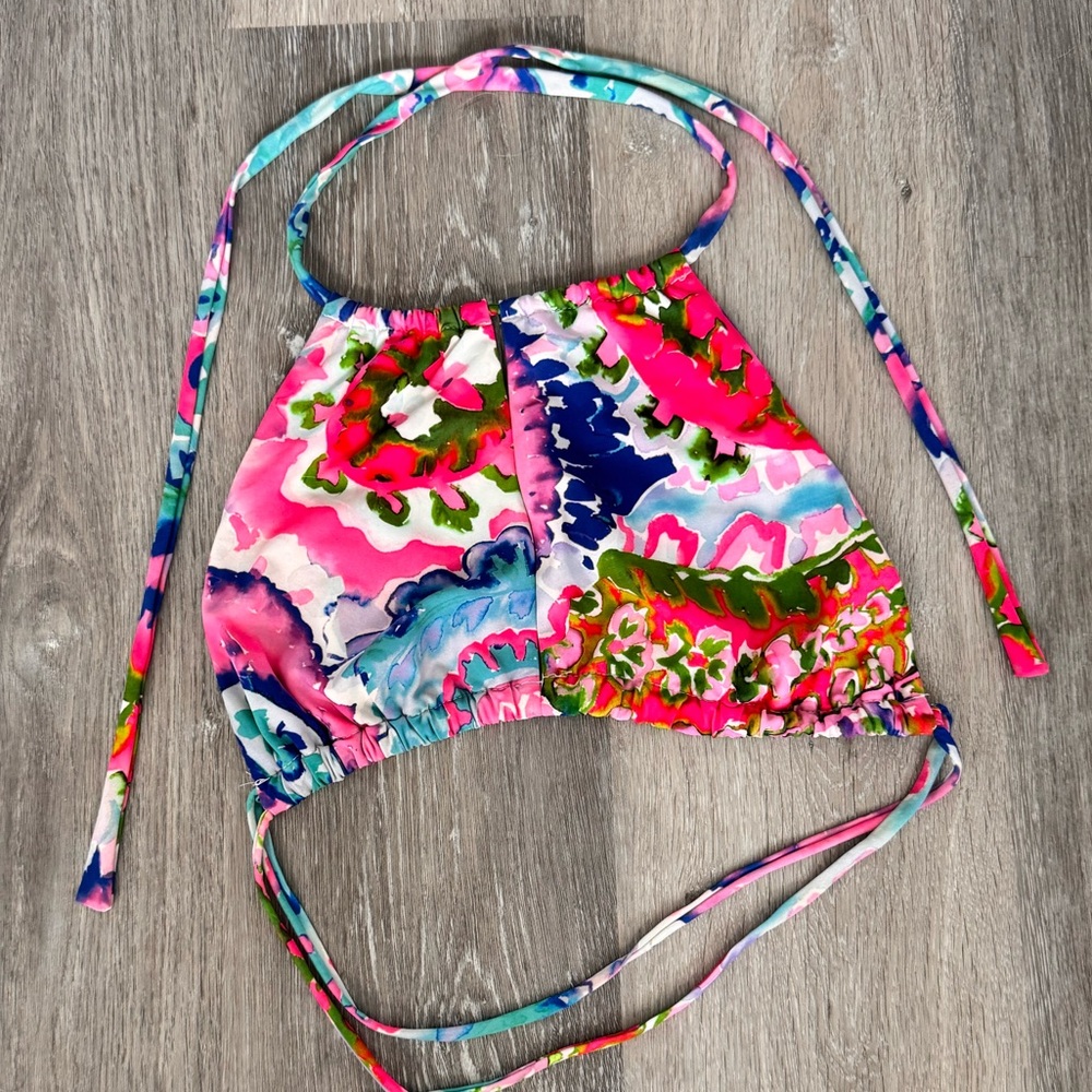 Tara Grinna Floral Bikini Top